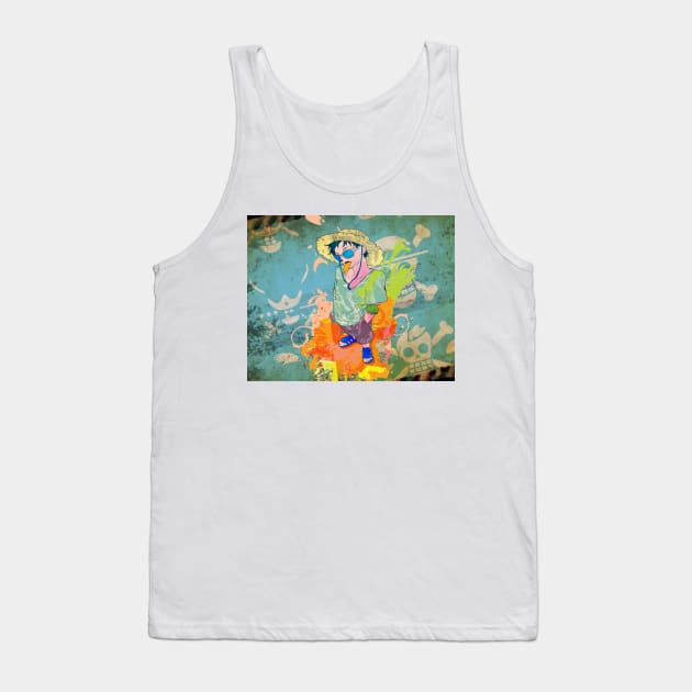 Monkey D. Luffi Tank Top by MangMARU